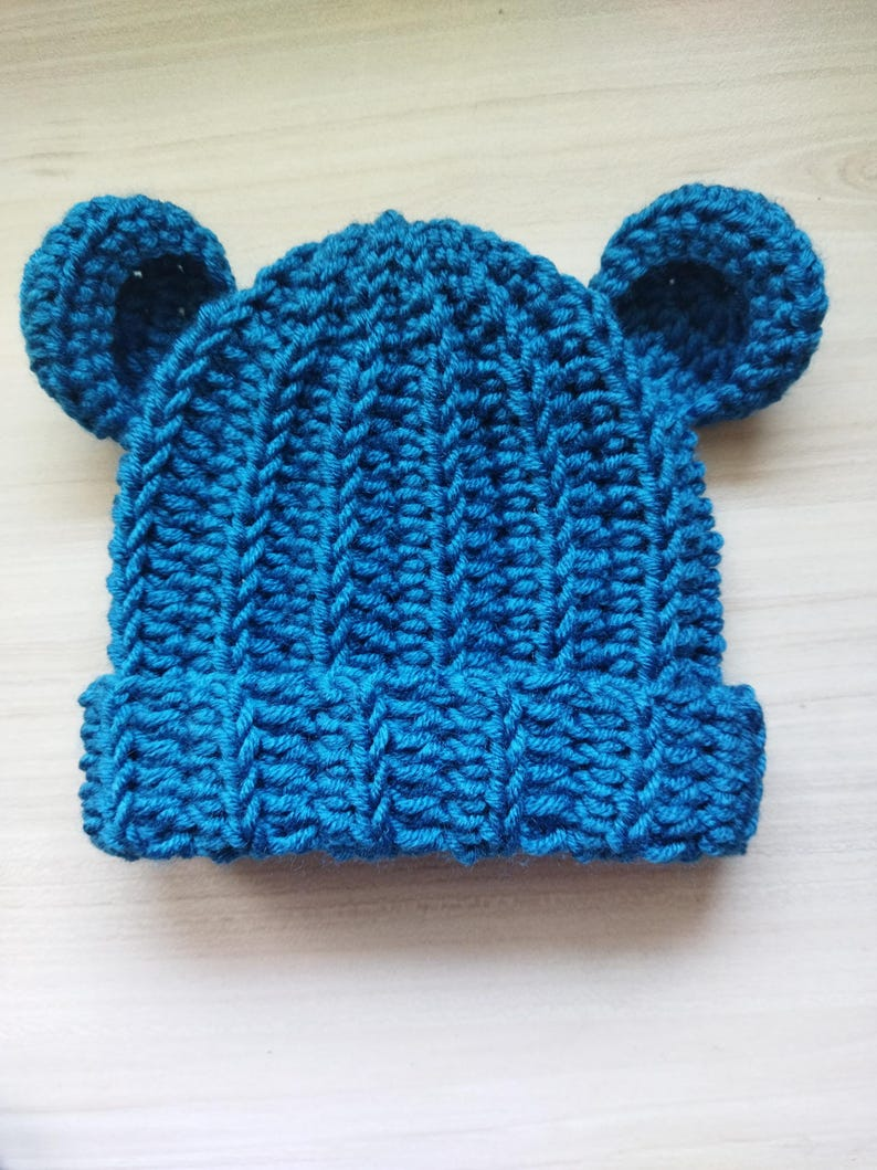 Bear Beanie Crochet Pattern