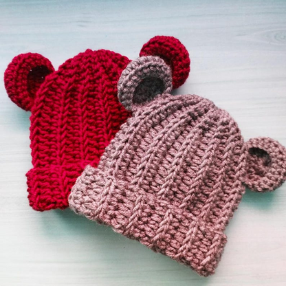 Bear Beanie Crochet Pattern