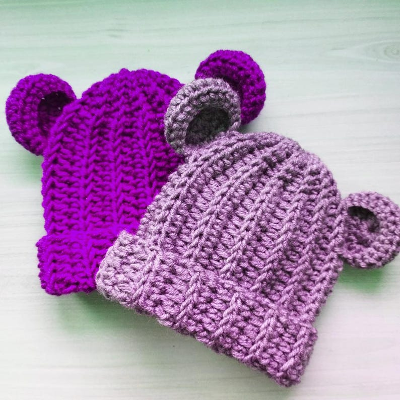 Bear Beanie Crochet Pattern