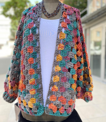 Everyday Use Cardigan, Oversized Cardigan Pattern