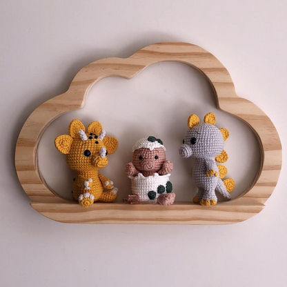 Crochet Pattern Amigurumi 6 Dinosaurs