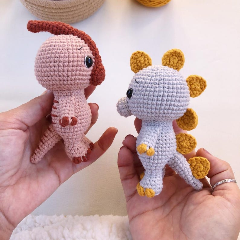 Crochet Pattern Amigurumi 6 Dinosaurs