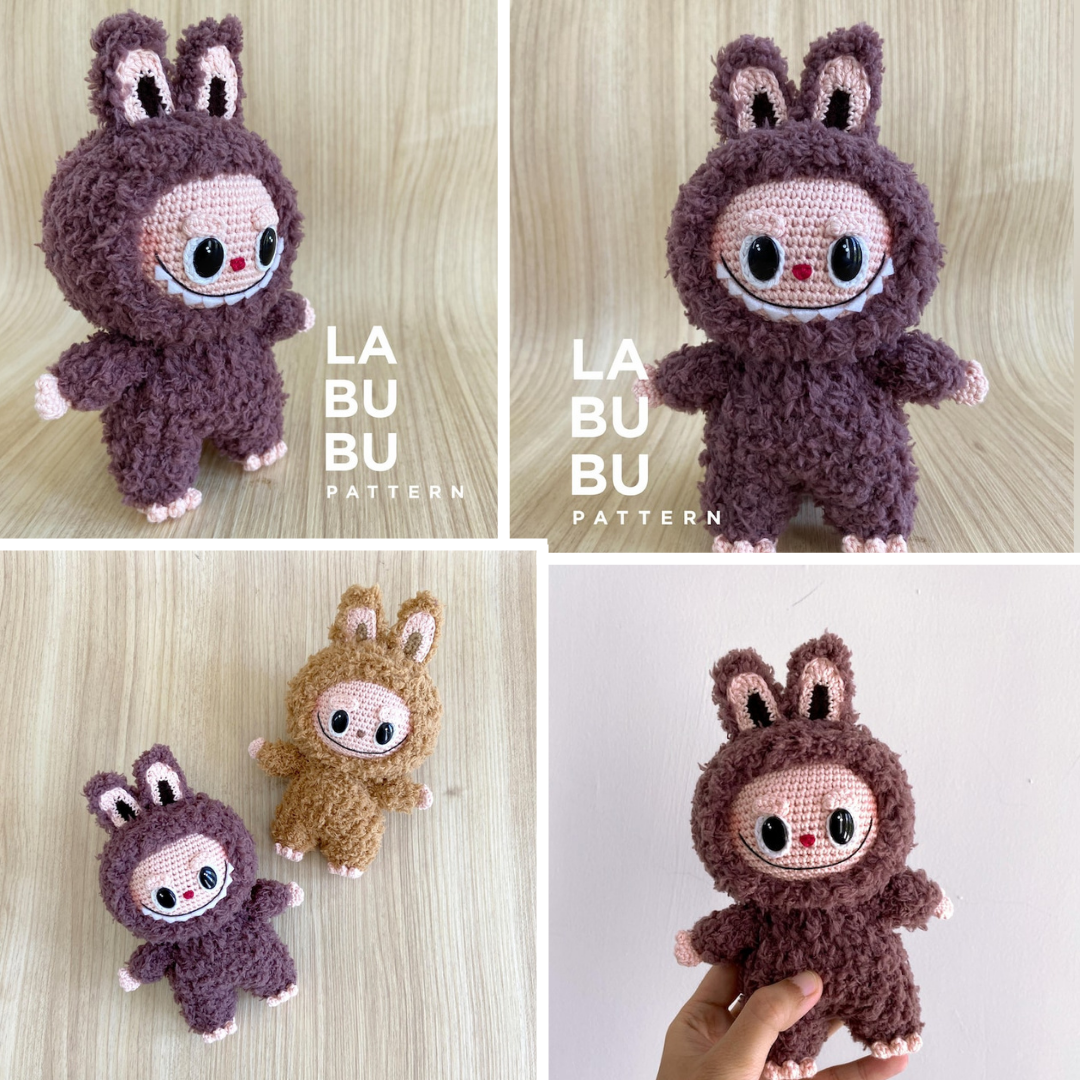 Labubu Amigurumi Crochet Pattern (PDF)