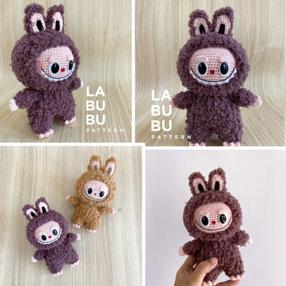 Labubu Amigurumi Crochet Pattern (PDF)