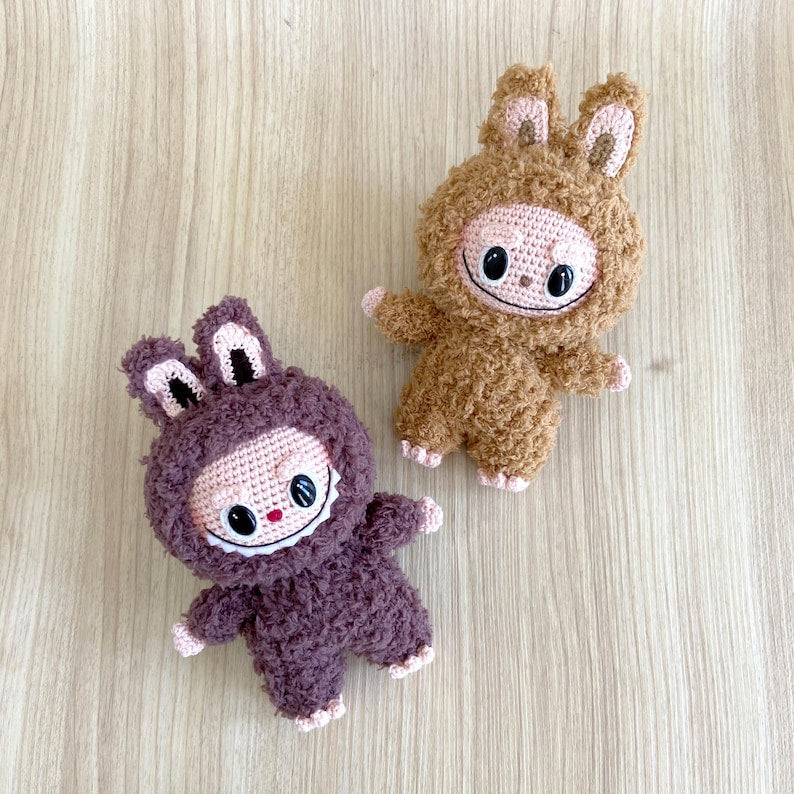 Labubu Amigurumi Crochet Pattern (PDF)
