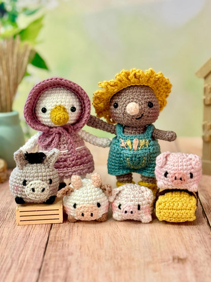Little Friends chapter : A day on the farm | PDF crochet pattern