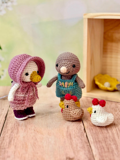 Little Friends chapter : A day on the farm | PDF crochet pattern