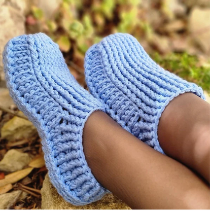 All Sizes Crochet Slippers Pattern